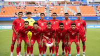 Starting XI&nbsp;Timnas Indonesia U-24 saat&nbsp;menghadapi Chinese Taipei dalam laga kedua Grup F Asian Games 2023 di Zheijang Normal University East Stadium, China, Kamis (21/9/2023). (Dok. NOC Indonesia)