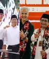 Adu Gaya Anies Baswedan-Cak Imin serta Ganjar Pranowo-Mahfud MD. [Instagram]