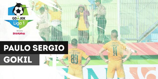 VIDEO: Gol Gokil Paulo Sergio pada Laga Bhayangkara Vs Persela