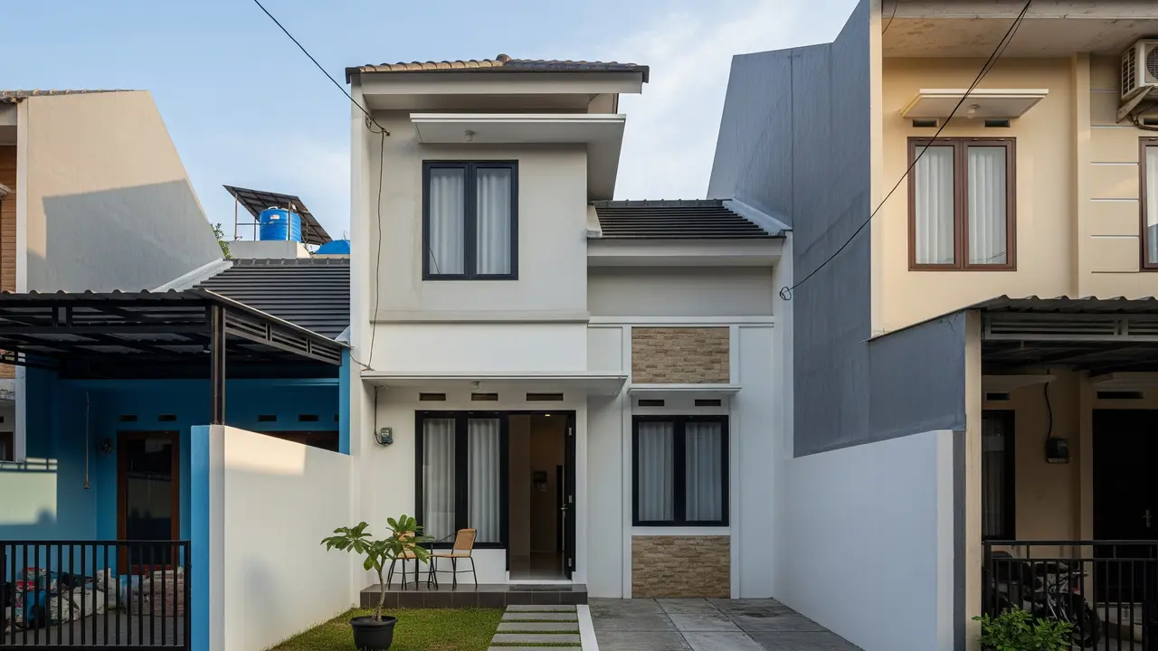 7 Inspirasi Rumah Kecil 4 Bilik untuk Kehidupan Modern yang Praktis, Fungsional di Lahan Terbatas