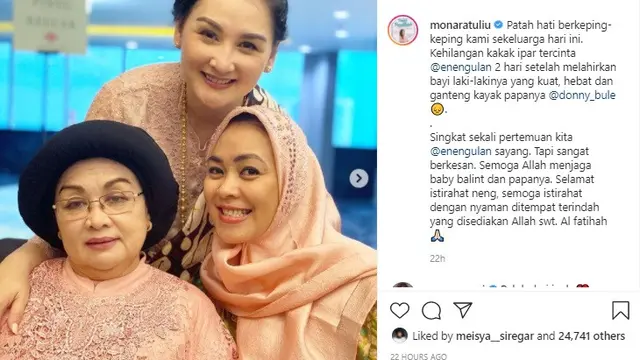 Unggahan Mona Ratuliu