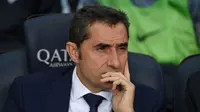 Pelatih Athletic Bilbao asal Spanyol, Ernesto Valverde. (AFP/Lluis Gene)