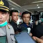 Kabid Humas Polda Kepri, Kombes Pol Harry Goldenhardt di Bandara Hang Nadim Batam, Minggu (2/2/2020). (Foto: Liputan6.com/Ajang Nurdin)