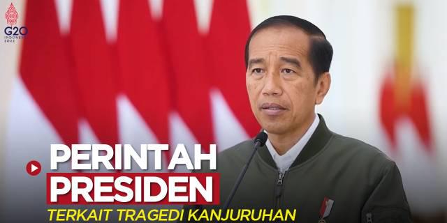 VIDEO: Perintah Presiden Jokowi untuk Menpora, Kapolri, dan Ketum PSSI Setelah Tragedi di Stadion Kanjuruhan