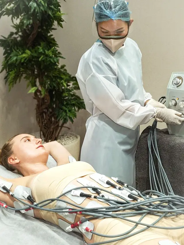 Ilustrasi kecantikan menggunakan LVN Virtual Gym Series.