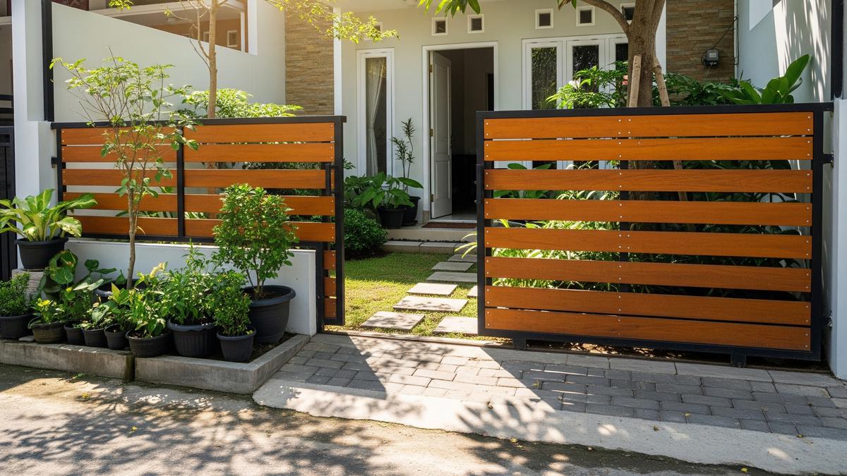 9 Model Pagar Rumah Kecil di Desa Terlihat Luas, Bikin Hunian Tampak Modern di 2026