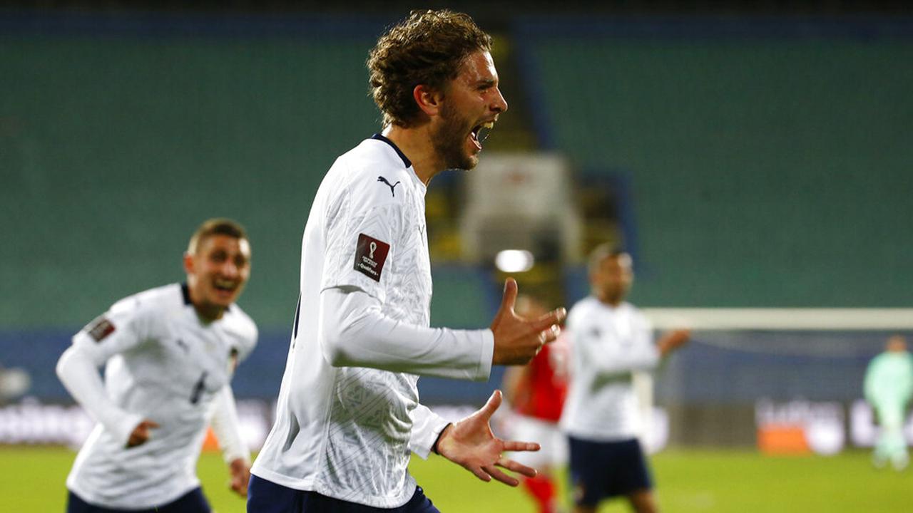 FOTO: Italia Tundukkan Bulgaria di Kualifikasi Piala Dunia 2022