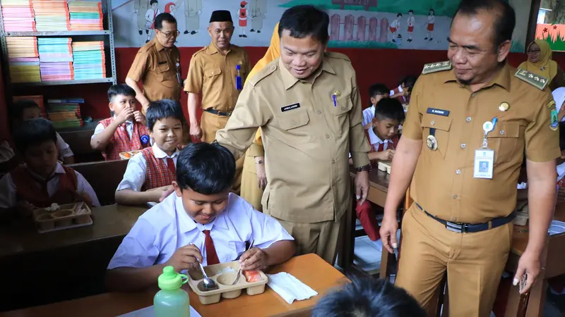 Menu Makan Bergizi Gratis Kian Diminati Siswa-Siswi di Tangerang, Ternyata Ini Rahasianya