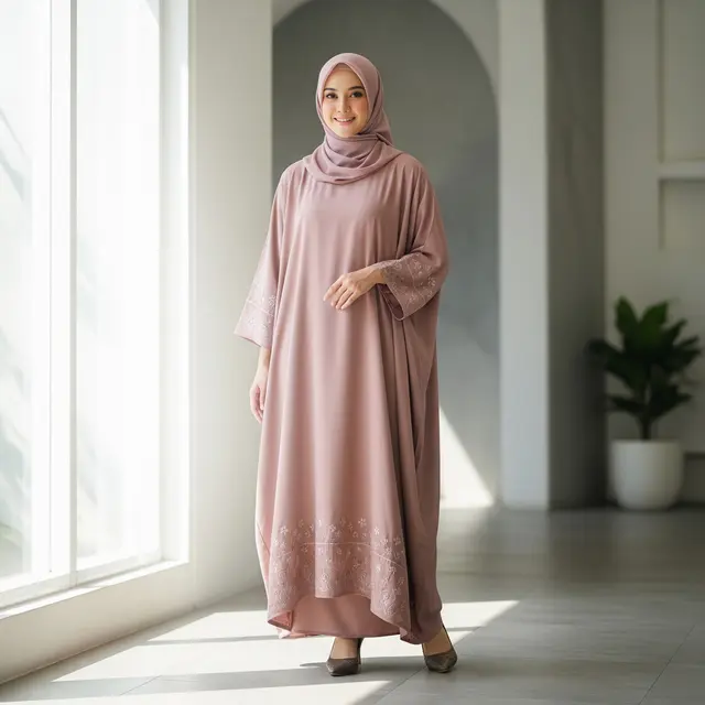Model Gamis Terbaru Abaya Kekinian