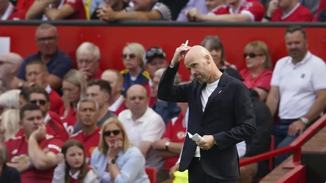 Ekspresi Erik ten Hag Usai Man Utd Dikalahkan Brighton