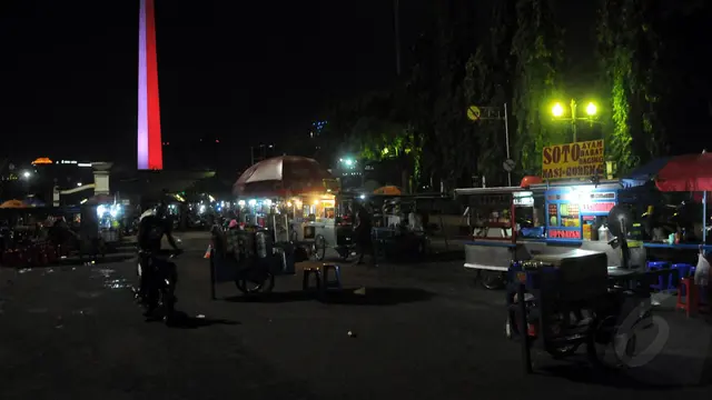 PKL Monas Tak Pedulikan Pemprov DKI