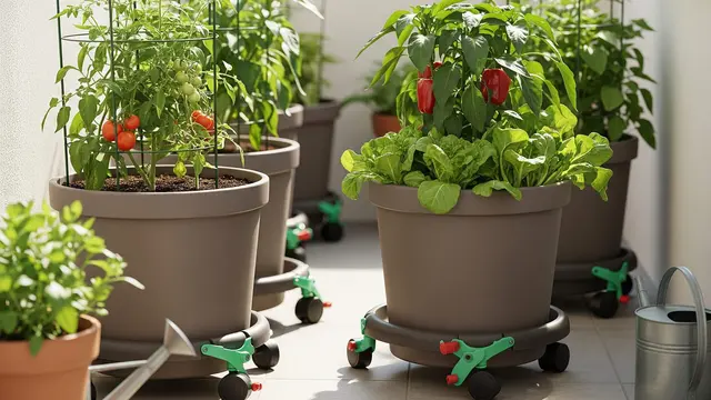 Trik Menyusun Pot Kebun Sayur Supaya Rapi di Teras Sempit