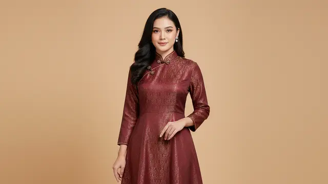 Desain Baju Imlek Pilihan untuk Perempuan. AI