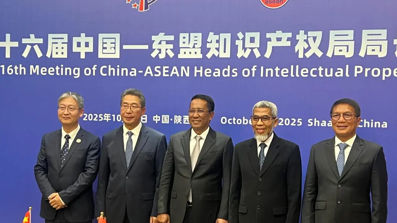 Menteri Hukum, Supratman Andi Agtas menghadiri Pertemuan ke-16 China-ASEAN Heads of Intellectual Property Offices di Xi’an.