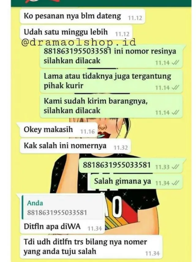 7 Chat Ngeselin Pembeli ke Penjual Online Shop, Mesti Ekstra Sabar