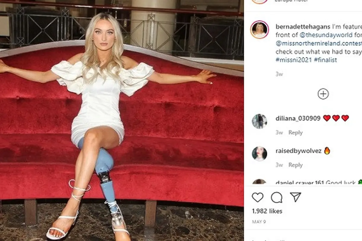 Tangkapan Layar Instagram Bernadette Hagans