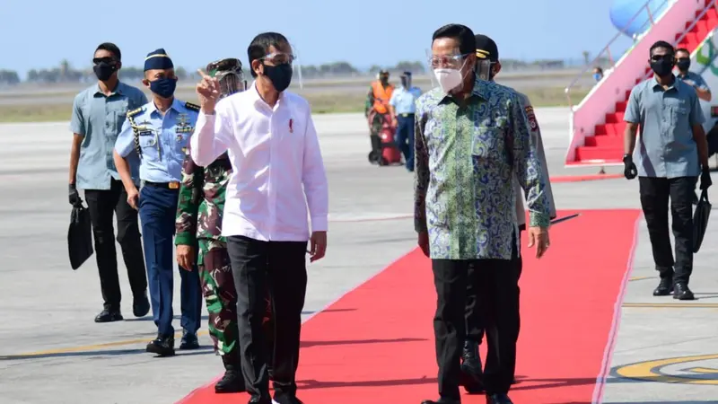 Presiden Joko Widodo meresmikan Bandara Internasional Yogyakarta yang terletak di Kabupaten Kulon Progo. (Muchlis Jr/Biro Pers Sekretariat Presiden)