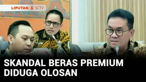 VIDEO: Anggota Komisi VI DPR Ganinduto Curiga Ada Kartel di Balik Kasus Beras Oplosan