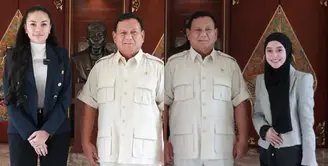 Lesti Kejora dan Nikita Mirzani saat Makan Siang Bersama Prabowo. [Instagram]