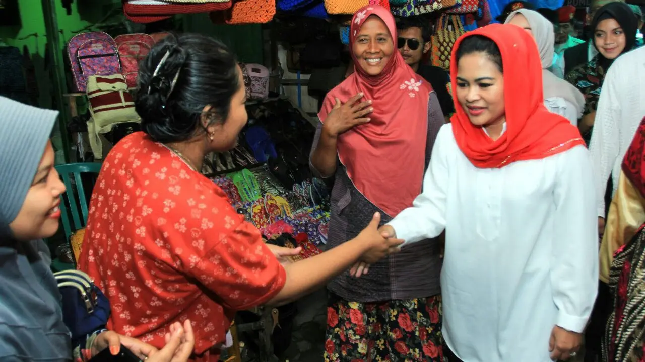 Calon Wakil Gubernur Jawa Timur Puti Guntur Soekarno. (Liputan6.com/Dian Kurniawan)