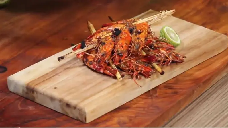 Resep Praktis Udang Bakar Bumbu Kuning