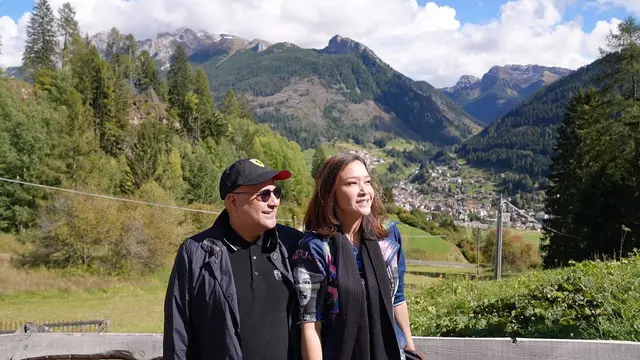 Gaya Maia Estianty dan Irwan Mussry saat Liburan di Luar Negeri/Instagram @maiaestiantyreal