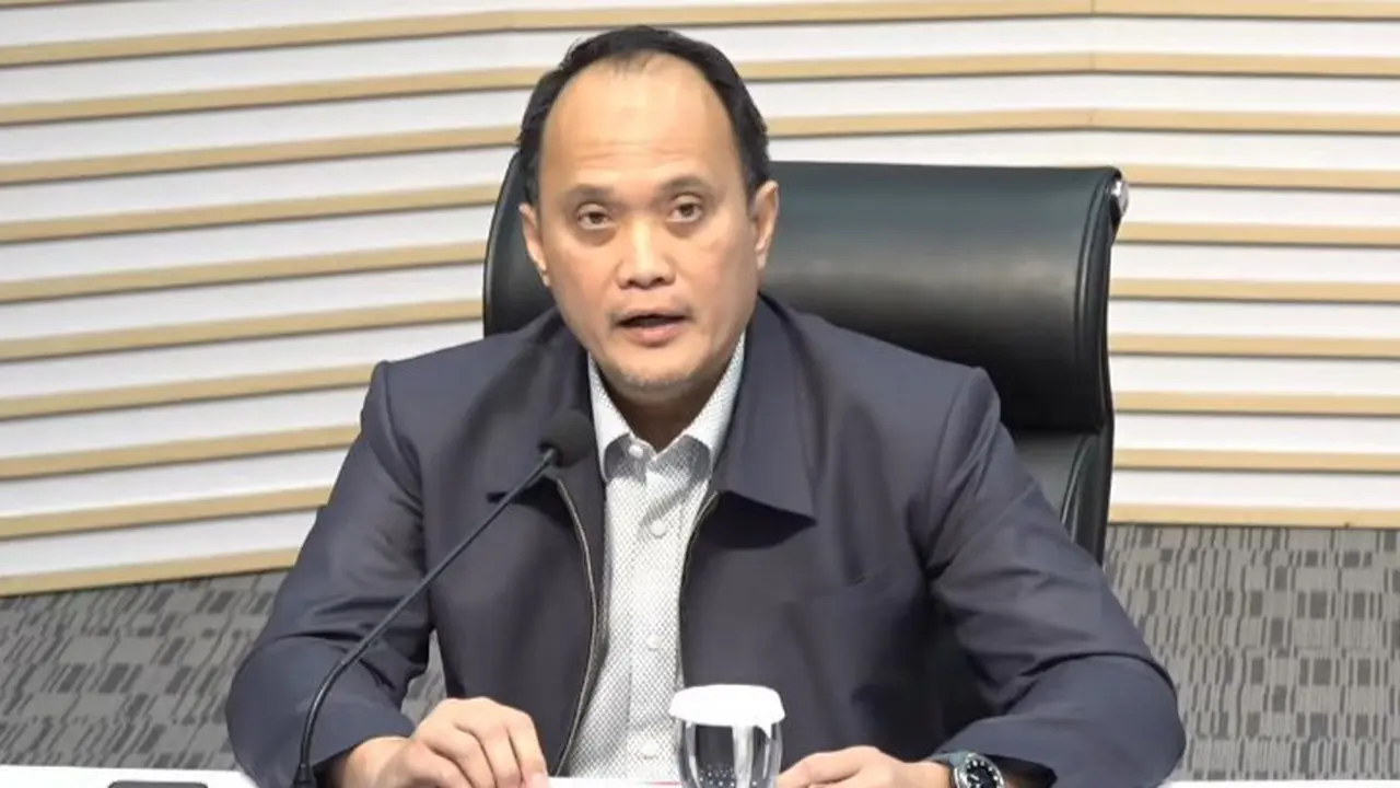Plh Deputi Penindakan dan Eksekusi KPK, Mungky Hadipratikto di Gedung Merah Putih KPK.
