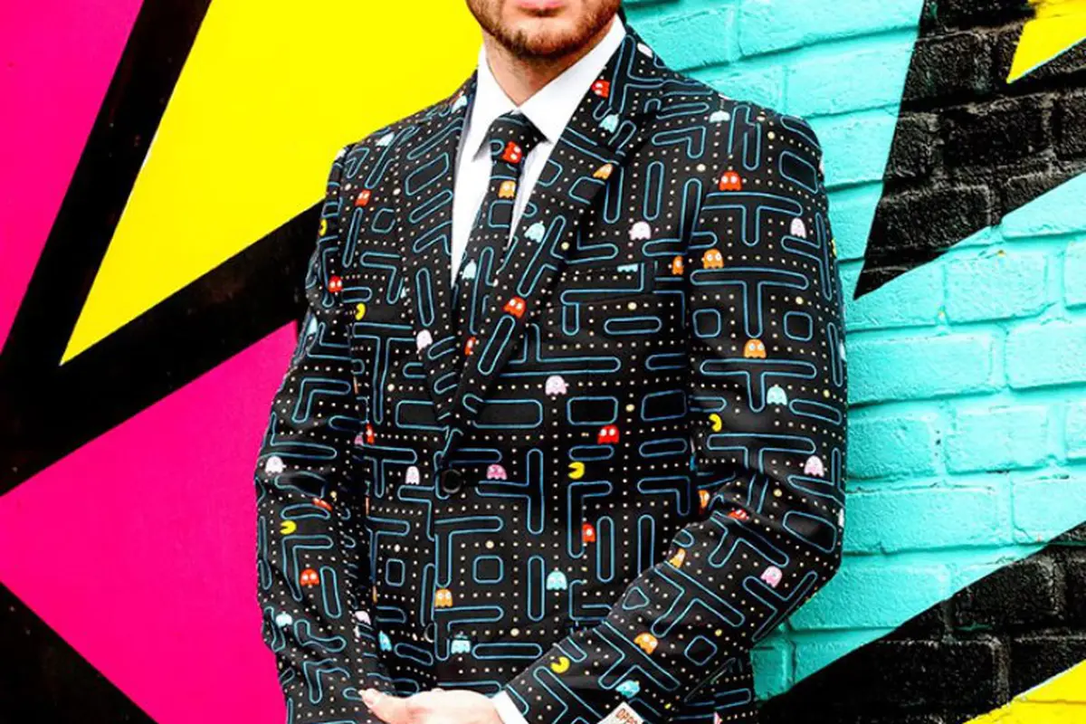 Jas Motif Pacman, Bikin Nostalgia Game Jaman Dulu