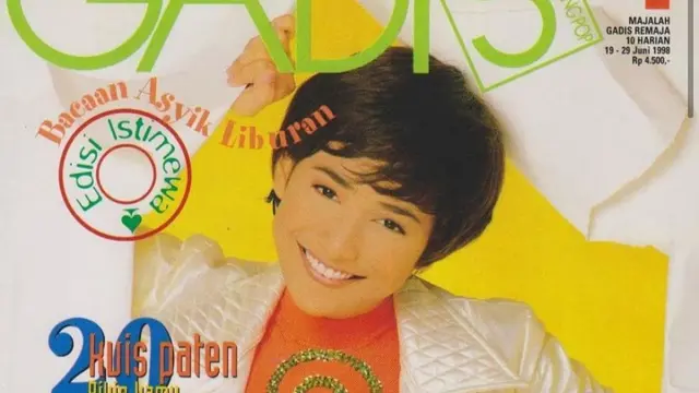 Potret lawas Cindy Fatikasari bukti parasnya tak berubah. (credit:Instagram/@gadismagazine/@majalah_