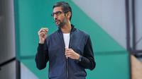 CEO Sundar Pichai ketika membawakan keynotes di Google I/O 2017. (Doc: Google HQ)