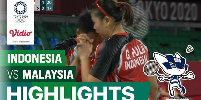 VIDEO: Highlights Bulutangkis Olimpiade Tokyo 2020, Greysia / Apriyani Tundukkan Pasangan Malaysia