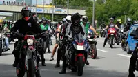 Bikers Jerman lakukan protes terkait pembatasan kecepatan (rideapart)
