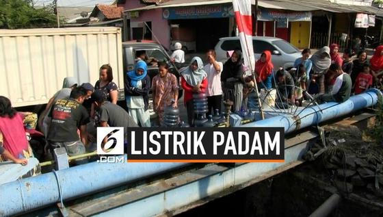 VIDEO: Listrik Padam, Warga Jebol Pipa PDAM