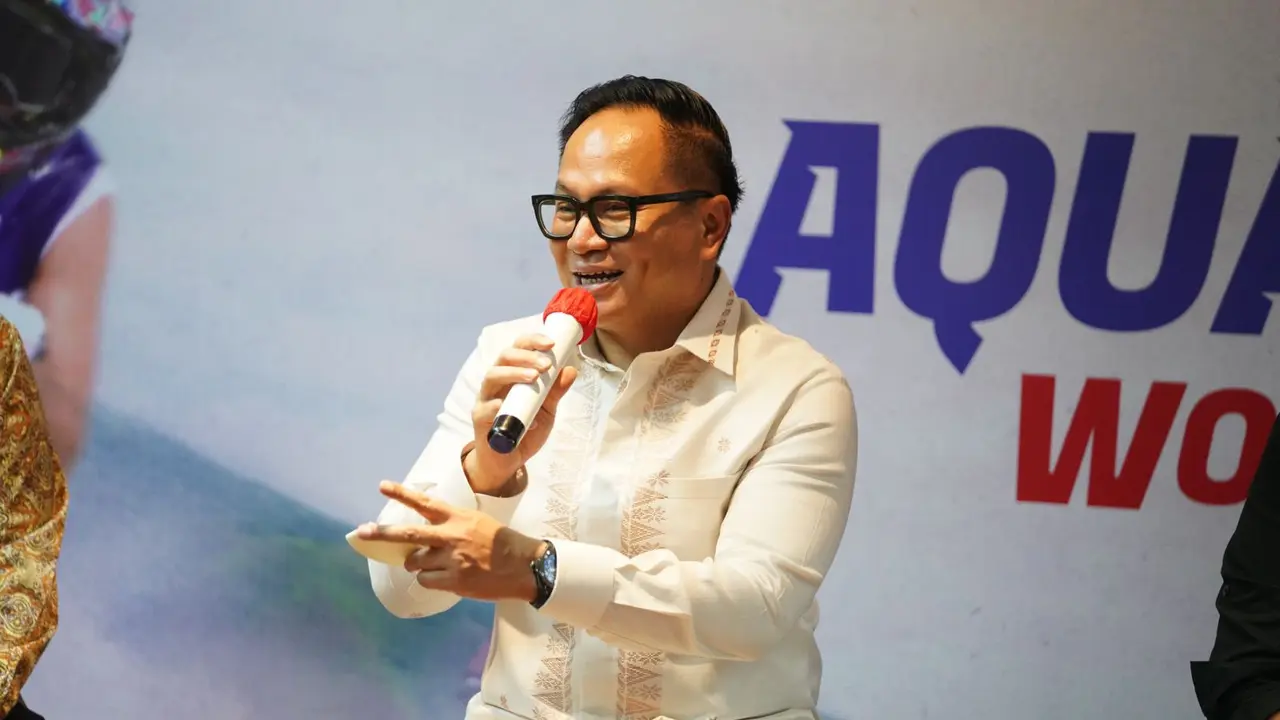 Wakil Menteri BUMN Kartika Wirjoatmodjo memaparkan Aquabike Jetski World Championship 2023 ini akan sihelat pada 22-26 November 2023 mendatang di Danau Toba.