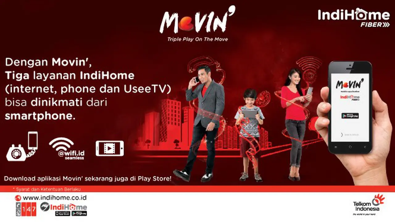 Movin’: IndiHome Triple Play On The Move!