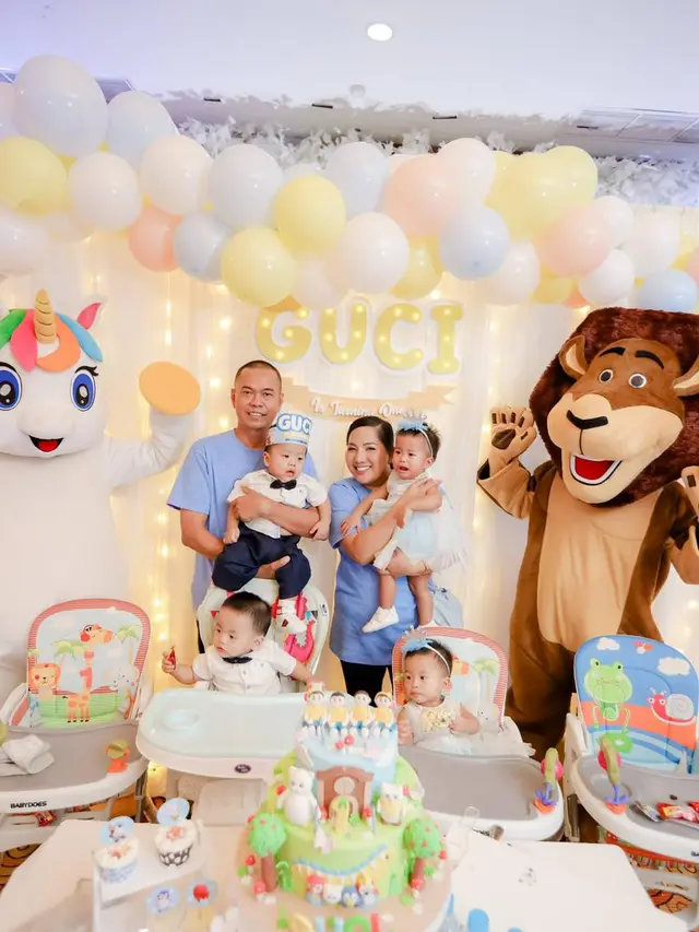 YouTuber Rianto dan Triani Ayuningtyas Rayakan Ultah Anak