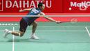 Laga kedua pemain tunggal putra tersebut berlangsung ketat dan alot. (Liputan6.com/Herman Zakharia)
