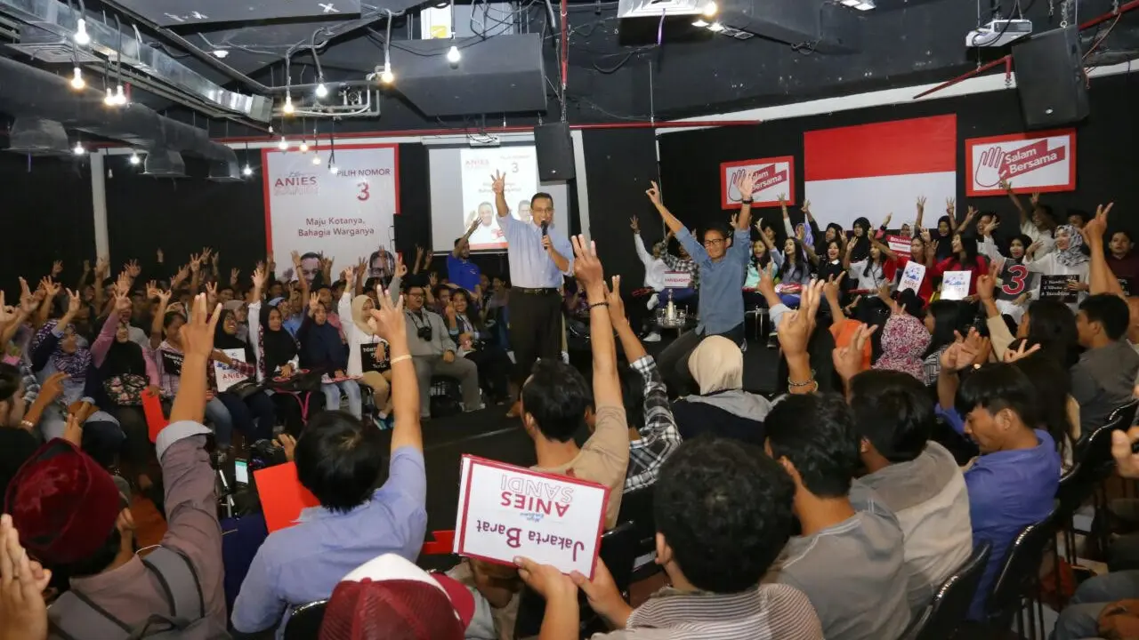 Anies Baswedan dan Sandiaga Uno