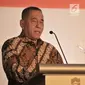 Menteri Pertahanan Ryamizard Ryacudu memberikan sambutan saat Silaturahmi dan Halalbihalal bersama Presidium Alumni 212 di Hotel Sangri-la, Jakarta, Kamis (27/6/2019). Acara ini bertujuan merajut kembali persatuan dan kesatuan serta menjaga kedamaian usai Pemilu 2019. (merdeka.com/Iqbal Nugroho)
