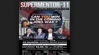 CEO Bukalapak.com Ahmad Zaky juga akan ikut membagikan tips berwirausaha dalam Supermentor 11 ini.