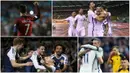 Berikut ini parade selebrasi unik di kualifikasi Piala Dunia 2018 yang baru saja mempertandingkan sejumlah laga dari Jumat hingga Minggu kemarin. (AFP-AP)