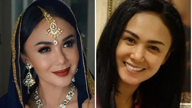 Beda Penampilan 6 Seleb saat Dandan Bak Bintang Bollywood Vs Tampil Natural