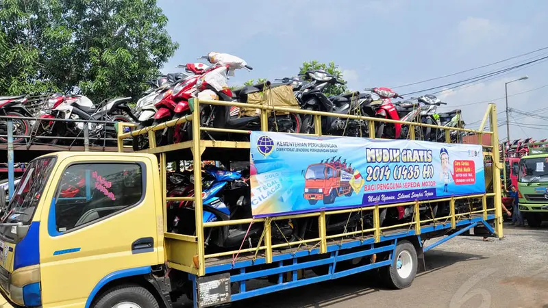 Ribuan Motor Peserta Mudik Gratis Kemenhub Siap Dikirim