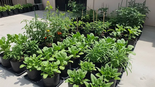 Inspirasi Kebun Produktif di Lahan Cor-coran Rumah