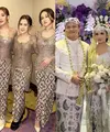 Gaya Bridesmaids Mahlini dan Rizky Febian. [Instagram]