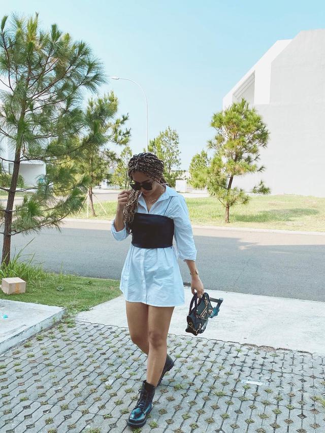 Potret Eriska Nakesya dengan Gaya Rambut Cornrow, Curi Perhatian. (Sumber: Instagram/eriskanakesya)