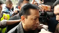 Terpidana kasus e-KTP, Setya Novanto, saat tiba di Lapas Sukamiskin, Bandung. (Liputan6.com/Aditya Prakasa)