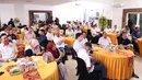 Para tamu yang hadir di perayaan hari ulang tahun ke-71 yang dilaksanakan di Gedung Serbaguna Padepokan Voli Sentul, Kamis (26/2/2026) sore WIB. (Bola.com/Abdul Aziz)