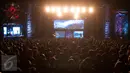 Penampilan band trash metal Megadeth pada acara Hammersonic 2017 di Echo Park, Ancol, Jakarta, Minggu (7/5). Kedatangan Megadeth kali ini ke Hammersonic 2017 juga dalam rangka mempromosikan album terbaru mereka 'Dystopia'. (Liputan6.com/Gempur M Surya)