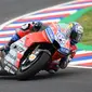 Pembalap Ducati Corse, Andrea Dovizioso ikut menyoroti aksi Marc Marquez pada MotoGP Argentina 2018. (Twitter/Ducati Motor)